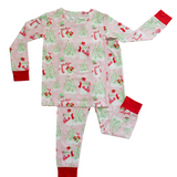 Loungewear Set - Pink Snowman