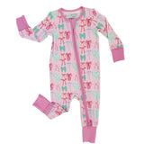 Zipper Romper - Bows