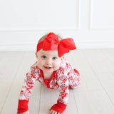 Zipper Romper - Ho Ho Howdy Pink