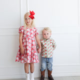 Leighton Dress - Ho Ho Howdy Pink