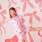 Ruffle Loungewear Set - Bows