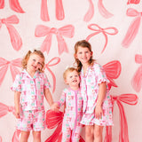 Ruffle Loungewear Set - Bows