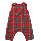 Brooks Romper - Classic Holiday Plaid