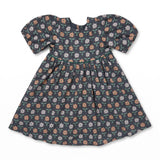 Denise Dress - Navy Block Floral