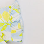 lemon pattern on a white background