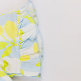 lemon pattern on a white background