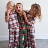 Kevin Set - Christmas Plaid Green