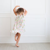 Ruffle Gown - Tulips