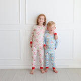 Loungewear Set - Blue Snowman