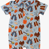 Knox Romper - Cowboy