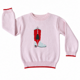 Lulu Sweater - Holiday Boots Pink