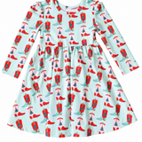 Morgan Dress - Holiday Boots - Pink