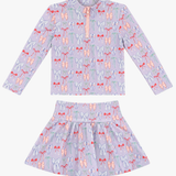 Sarah Set - Lavender Bow