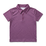 Trey Polo - Plum Stripe